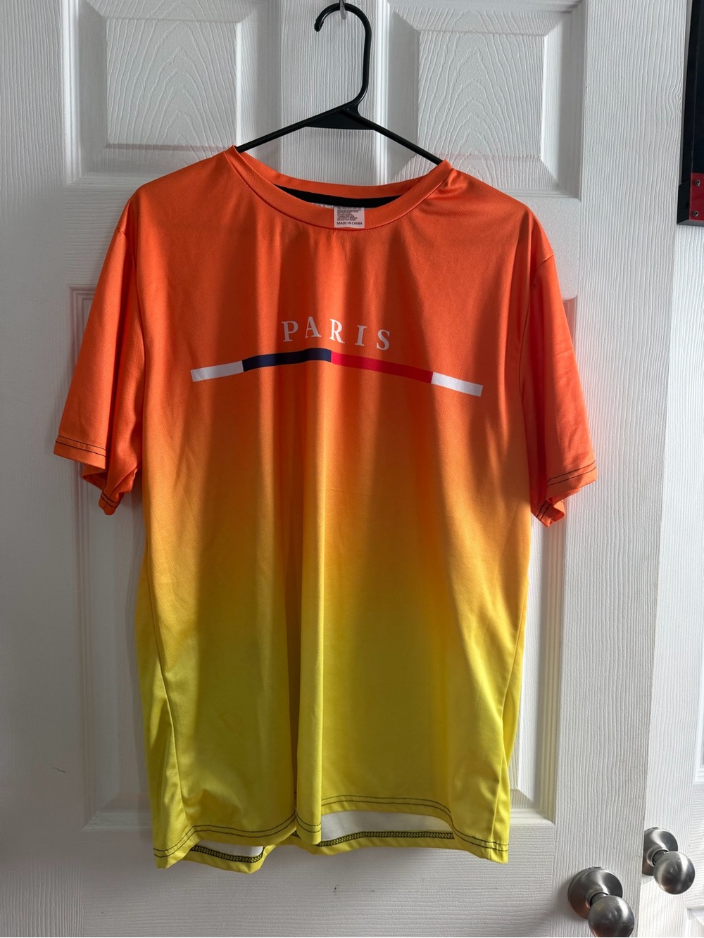 Paris Gradient Orange to Yellow Men's Tee